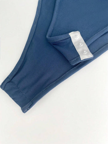 Women's Color Block Short Sleeve Simple Casual Bodysuit