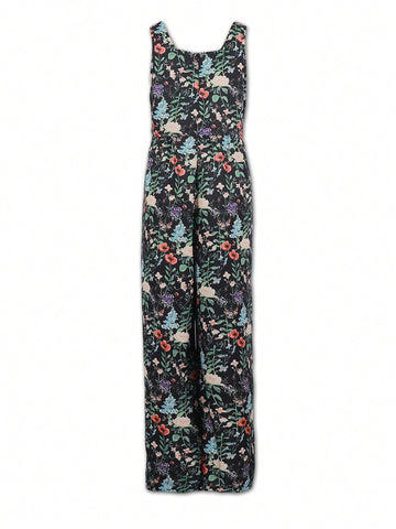 Women's Floral Printed Jumpsuit