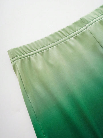 Women's Fruit Printed Vacation Style Two Piece Set Tank Top And Shorts