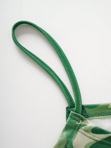 Women's Fruit Printed Vacation Style Two Piece Set Tank Top And Shorts