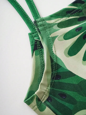 Women's Fruit Printed Vacation Style Two Piece Set Tank Top And Shorts