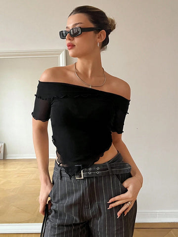 Essnce Women's Off-Shoulder Leisure Top