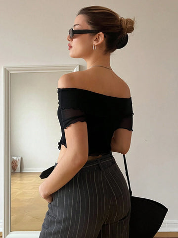 Essnce Women's Off-Shoulder Leisure Top