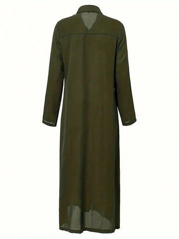 Women's Plain Shirt Dress