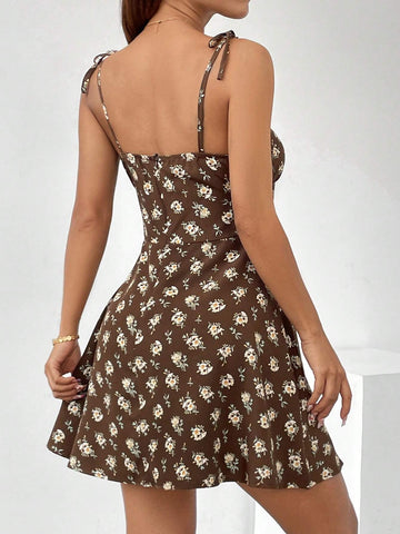 Women's Random Print Simple Daily Cami Dress