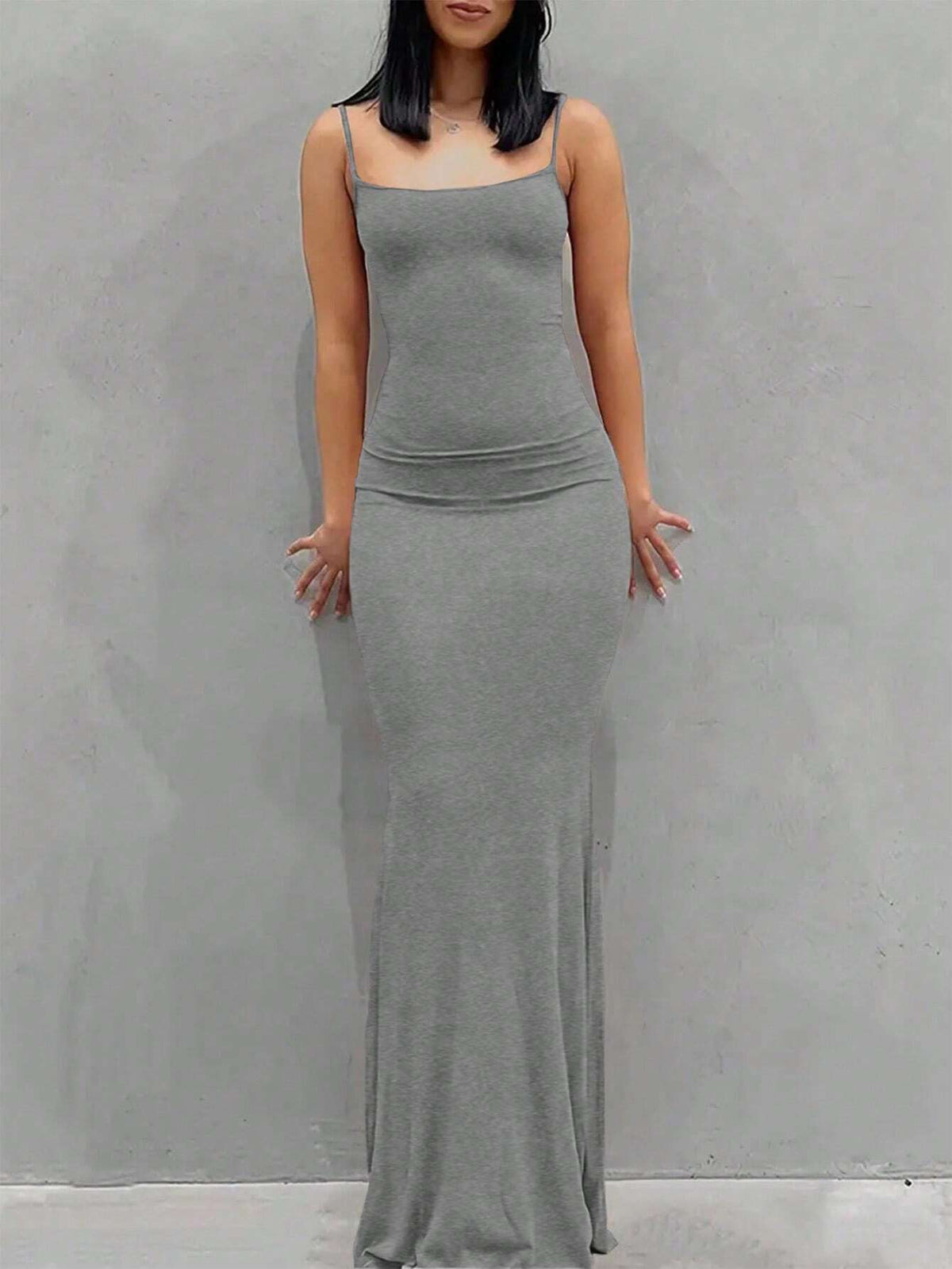 Women's Solid Color Strappy Dress