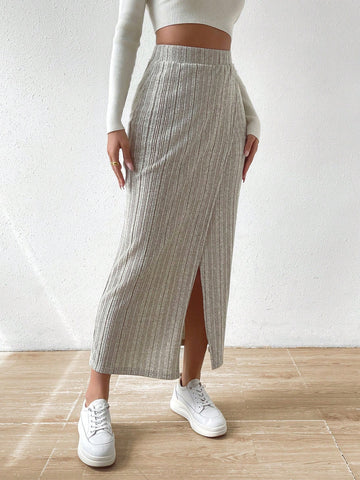 Essnce Wrap Hem Skirt