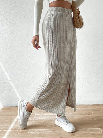 Essnce Wrap Hem Skirt