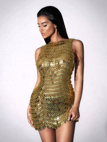 Women Casual Minimalist Dress For Daily Wear, (Excluding Inner Wear)