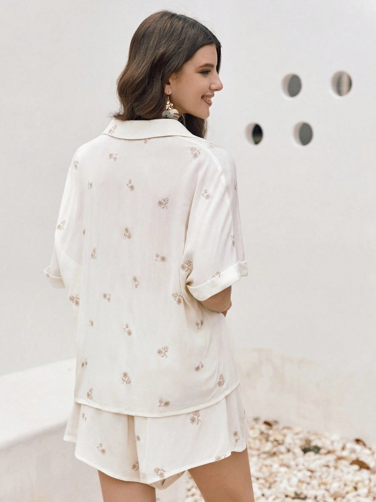 Delicate Embroidery And Grained Crepe Fabric, Excellent Simple Shape Clothes, Comfortable, Boho, Mom, Beach Wear For Women, Swimsuit Cover-Up, Mother's Day Dress, Trendy, Black Bow, French Dress, Black Skirt, Graduation Dress, Elegant Teacher, French Suit