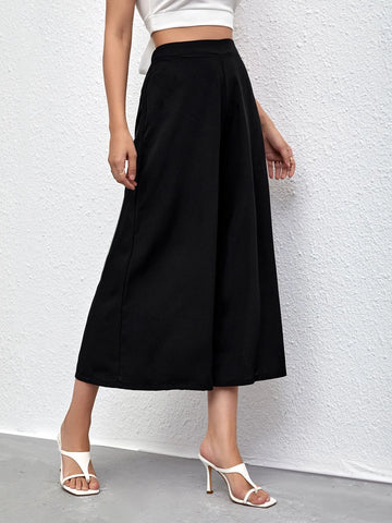 Frenchy High Waist Wide Leg Pants
