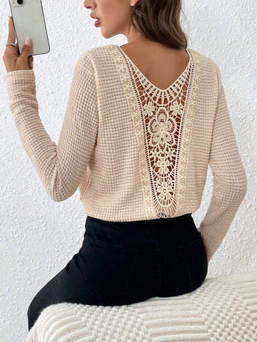 Lace Patchwork Bodysuit