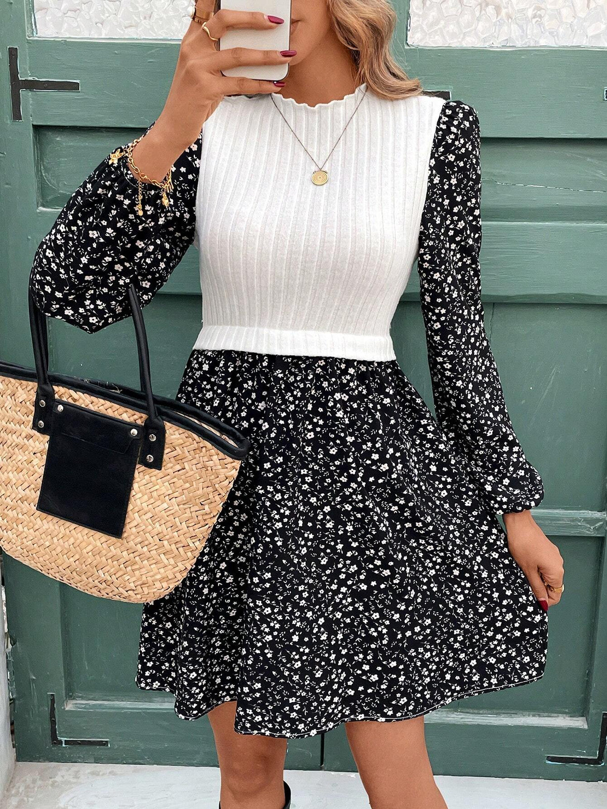 Women Simple Casual Everyday Mini Dress