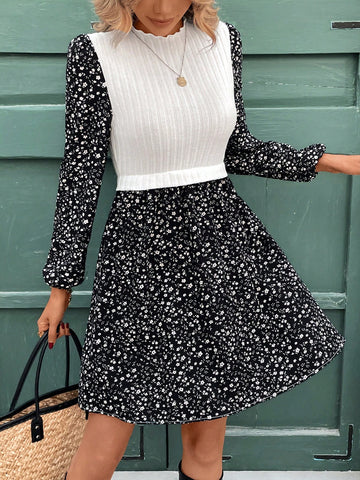 Women Simple Casual Everyday Mini Dress