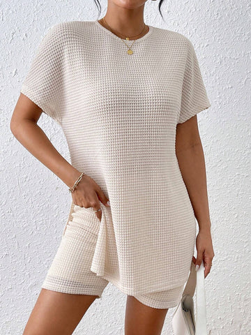 Women Summer ClothesCasual Texture Fabric Two-Piece Set