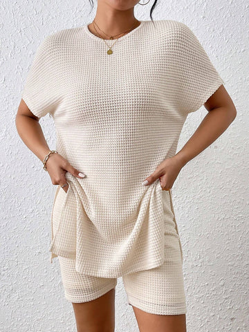 Women Summer ClothesCasual Texture Fabric Two-Piece Set