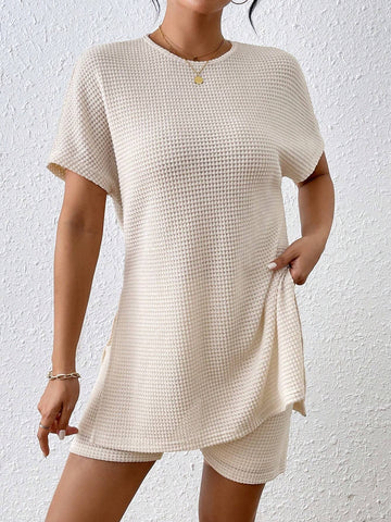 Women Summer ClothesCasual Texture Fabric Two-Piece Set