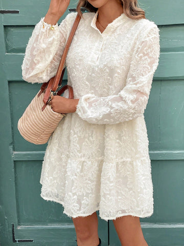 Women Winter Casual Solid Color Cutout Mini Dress