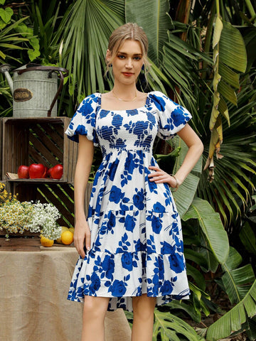 Women's Random Printed Dress