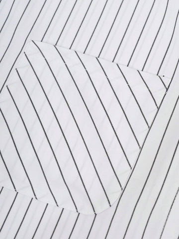 Frenchy Women's Spring/Summer Casual Striped Lantern Sleeve Blouse