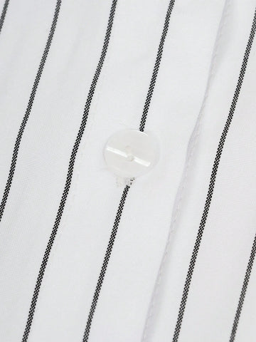 Frenchy Women's Spring/Summer Casual Striped Lantern Sleeve Blouse