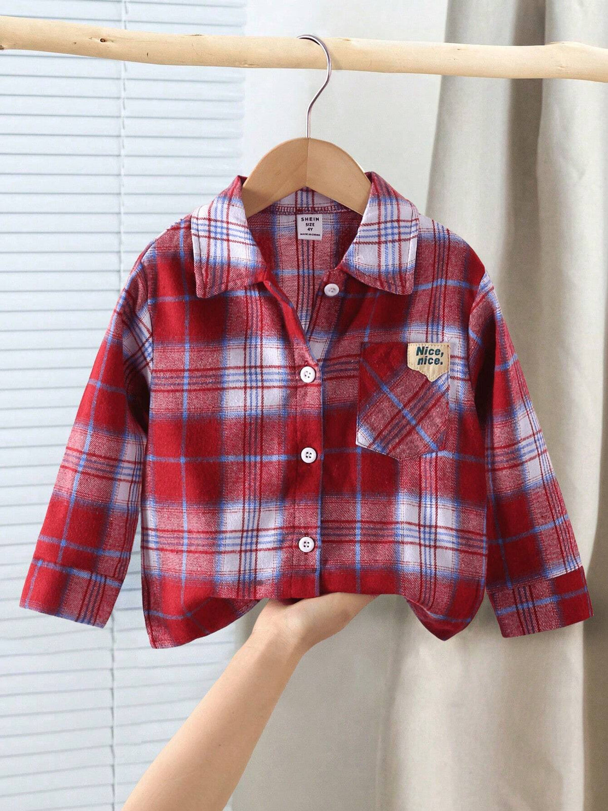 Kids Girls' Casual Fashionable Lapel Drop Shoulder Long Sleeve Loose Comfortable Colorful Patch Real Pocket English Letter Shirt, Spring Autumn