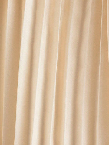 Kids Mother-Daughter Matching Leisure All-Match Elegant Lady Patchwork Pleated Hem Curved Hem Apricot Shirt Dress