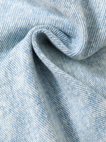 Girls Casual School Style Washed Denim Jeans Pants