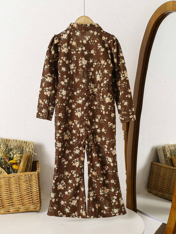 Girls' Fashionable European-Style Romper Suit Suitable For Vacation, Spring And Autumn