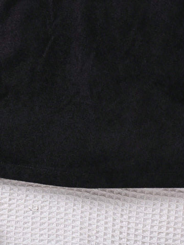 Girls' Minimalist Versatile Strap Dress, Suitable For Autumn And Winter