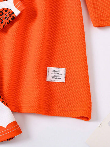 Girls Velvet Floral Print Long Sleeve Dress, Elegant For Party In Autumn & Winter