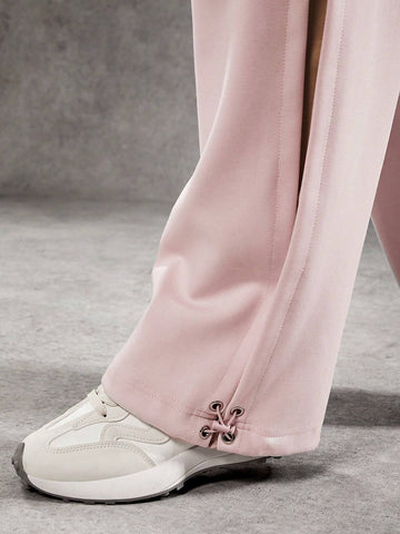 Haute Stripe Side Drawstring Sweatpants