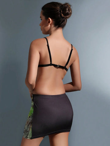 ICON Animal Print Bodycon Skirt