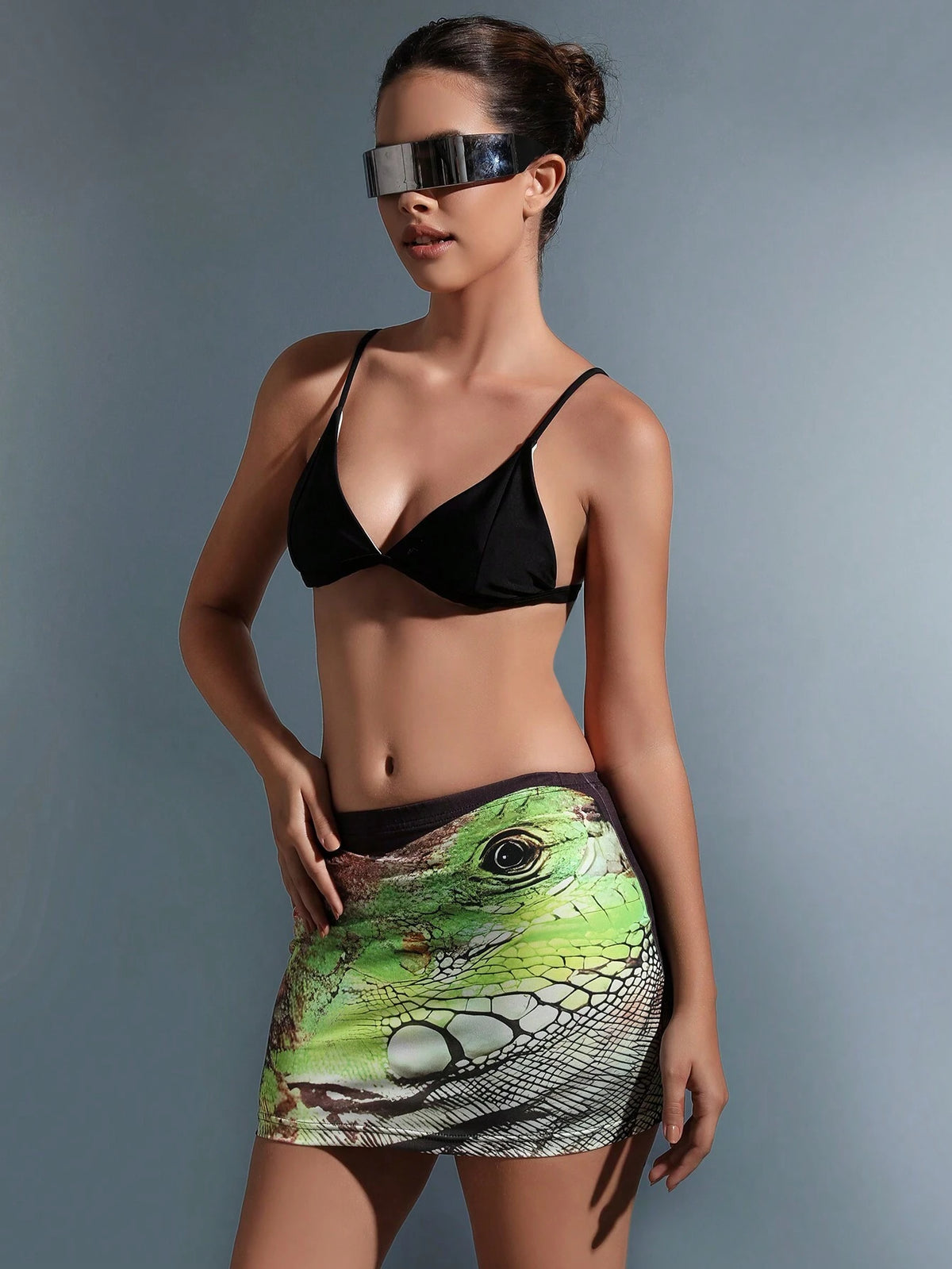 ICON Animal Print Bodycon Skirt