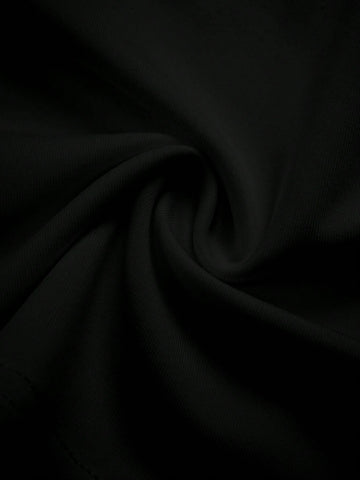 Asymmetrical Slim Fit 's T-Shirt With One Shoulder And Chain Decoration