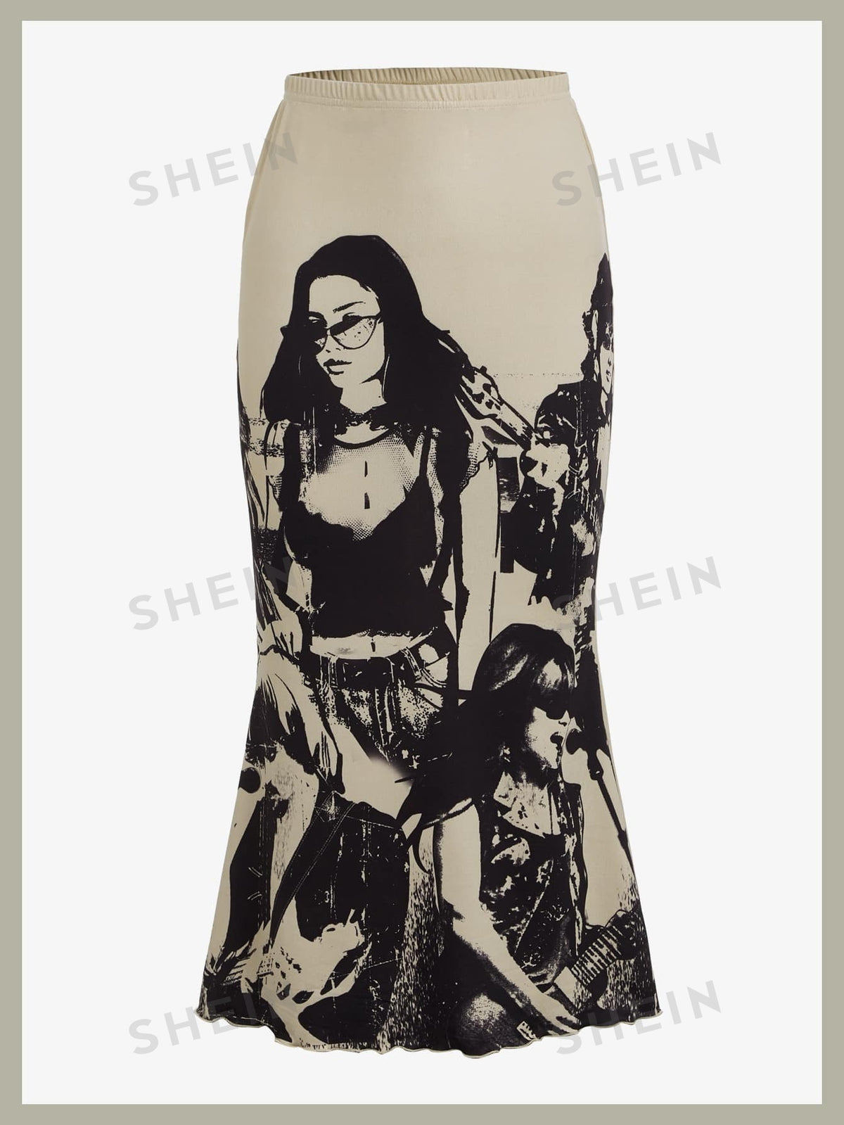 ICON Figure Graphic High Waist Skirt
