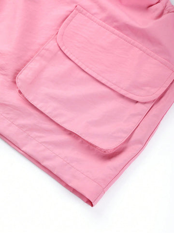 ICON Flap Pocket Drawstring Waist Cargo Skirt