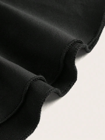 Solid Crop Tank Top & Skirt