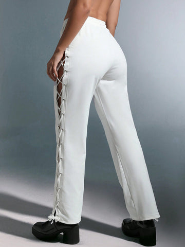 ICON Solid Drawstring Waist Sweatpants