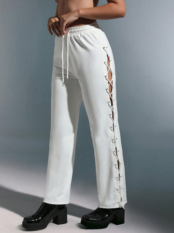 ICON Solid Drawstring Waist Sweatpants