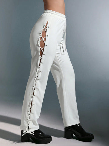 ICON Solid Drawstring Waist Sweatpants