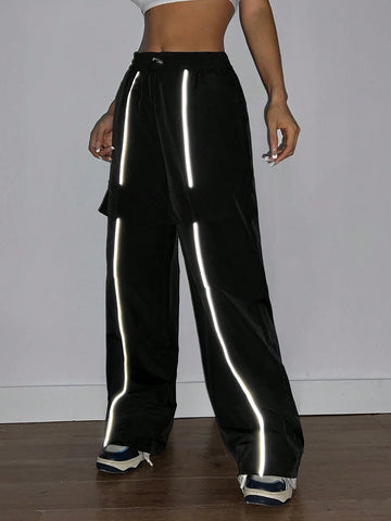 ICON Women Fluorescent Edge Casual Straight Pants