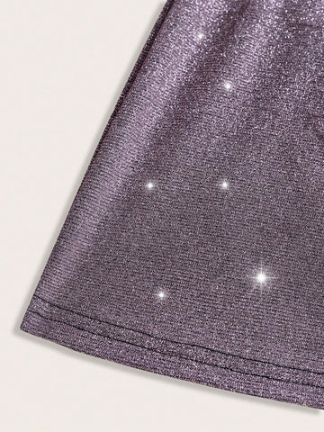 ICON Women's Glitter Bodycon Mini Skirt