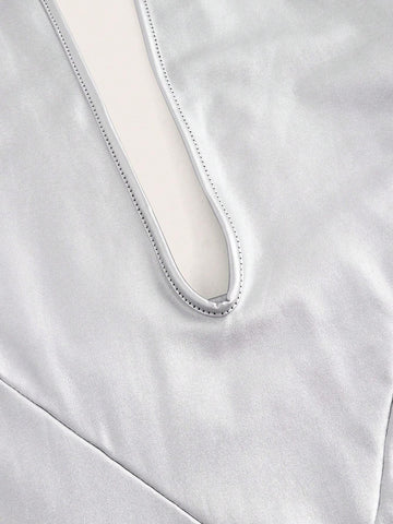 Women's Halter Neck Party Dress, Fashionable And Perfect For Gatherings