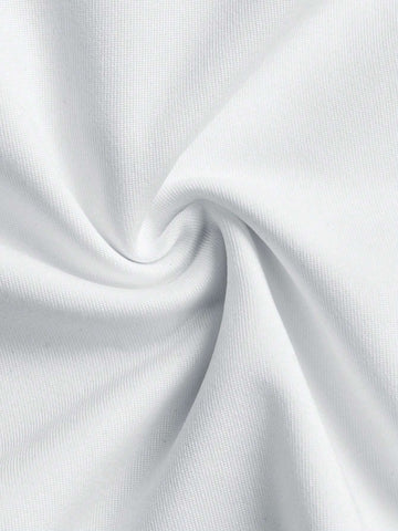 Women's One Shoulder Sleeveless Drawstring Top And Skirt Set