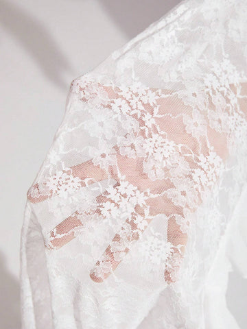 Y2k Summer Spring Outfits Women's Corset Cup Lace Patchwork Long Irregular Hem Strapless White