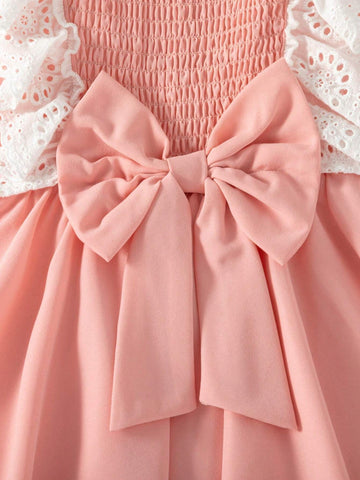 Kids CHARMNG Young Girl's Sweet And Romantic Lace Bowknot Dress