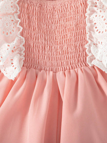 Kids CHARMNG Young Girl's Sweet And Romantic Lace Bowknot Dress