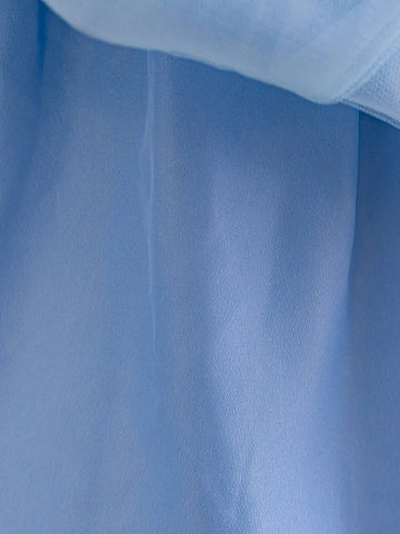 Kids Cooltwn Young Girl Wedding Season Off-Shoulder Short Sleeve Mesh Dress (Contrast Color)