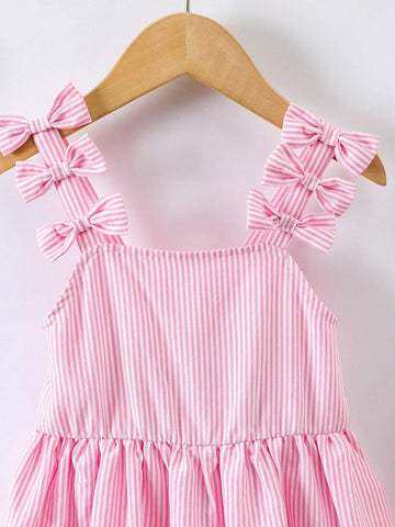 Kids EVRYDAY Summer Style Girls' Slim Fit Cami Midi A-Line Dress